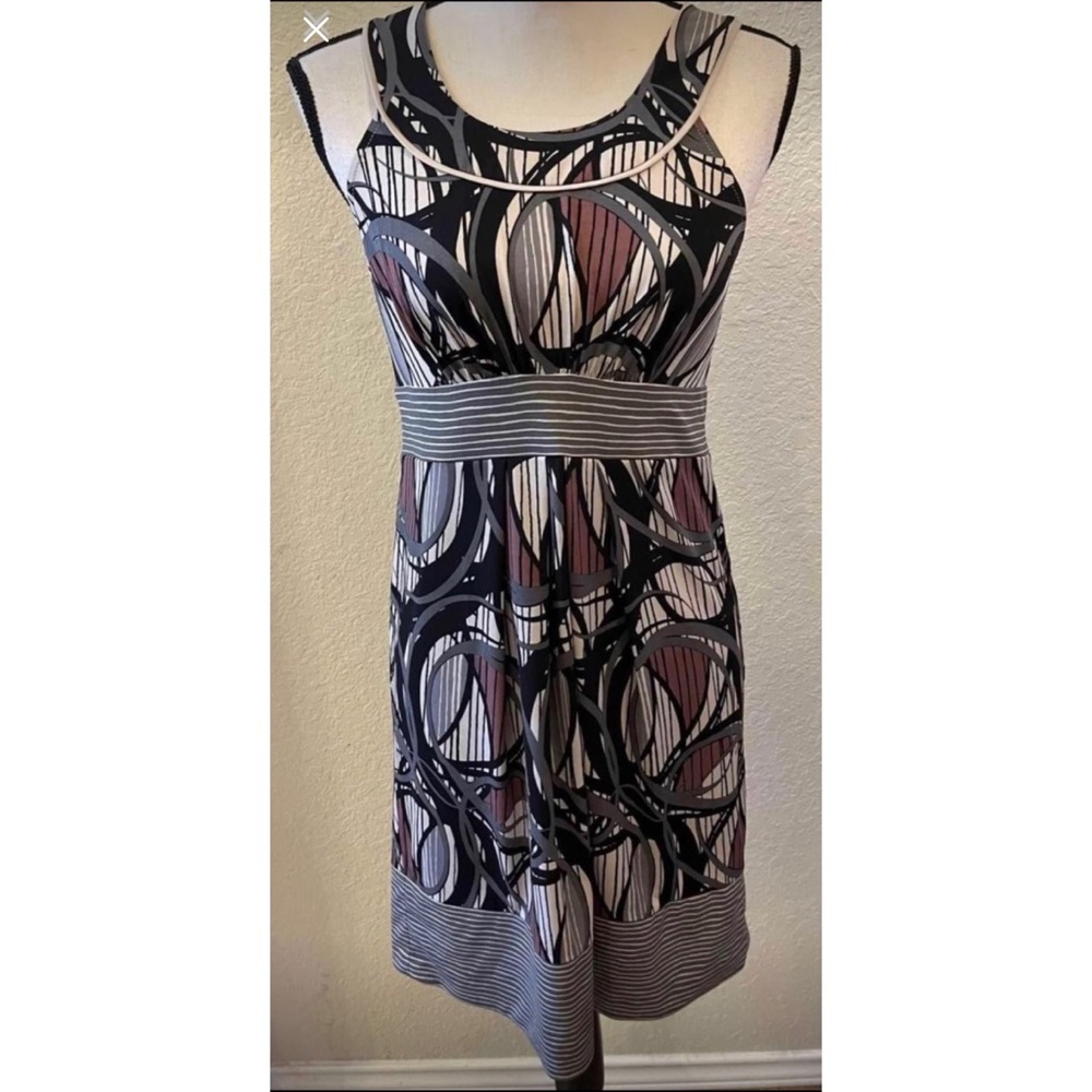 Black and brown ladies dress